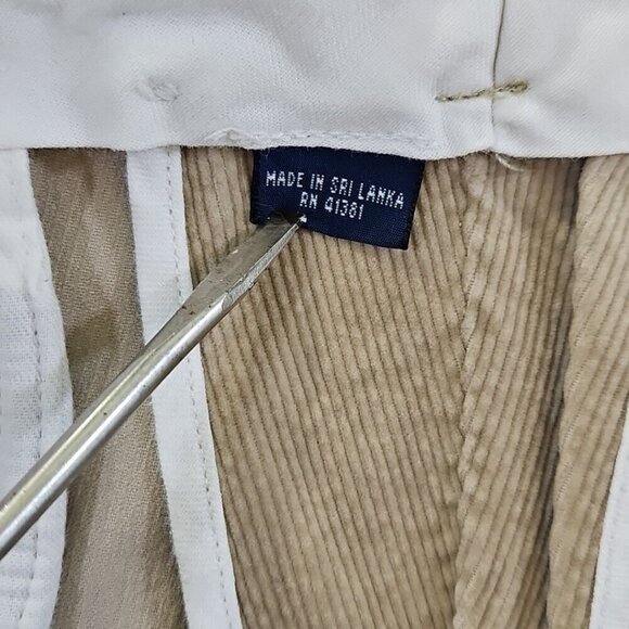 VTG 90s Polo Golf Ralph Lauren Mens 36x30 Corduroy Fairway Pants Pleated Cords - Picture 12 of 16